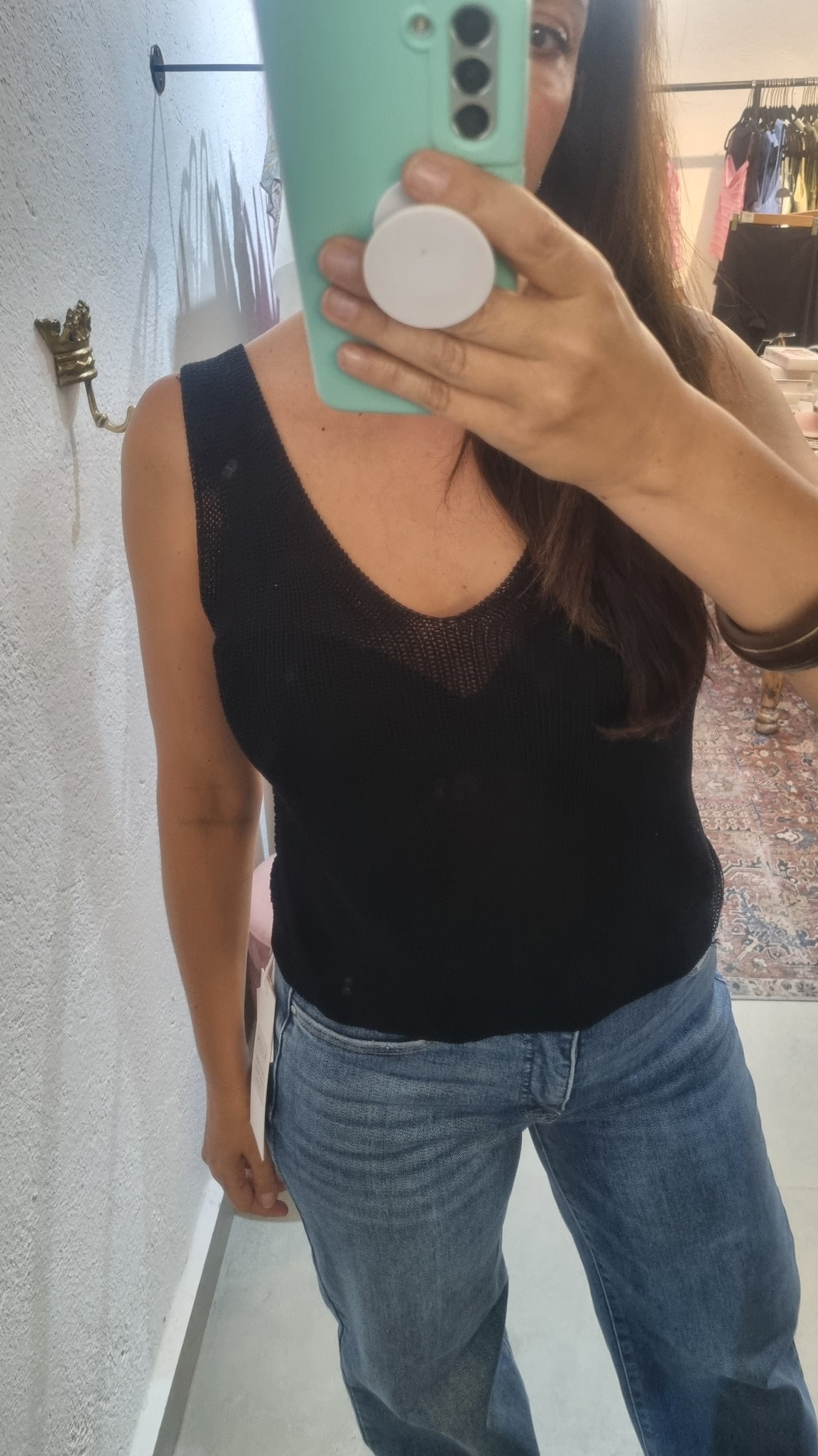 Top Nudo Negro
