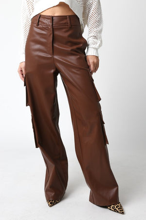 Pantalones Cargo Polipiel