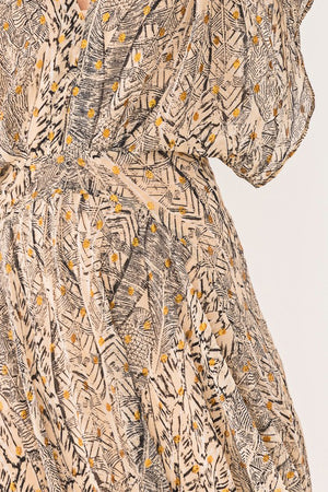 Vestido Boho Dorado