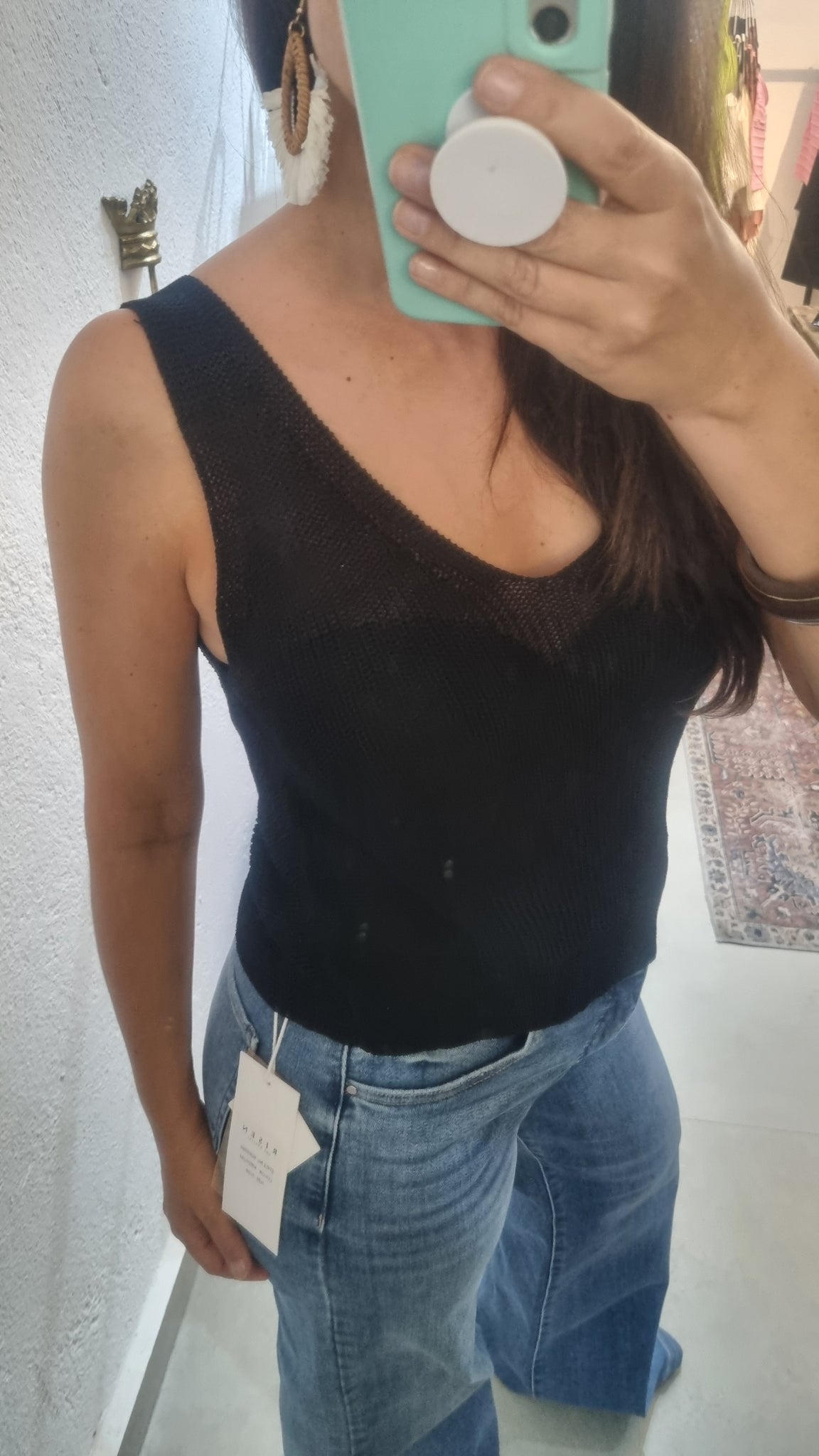 Top Nudo Negro