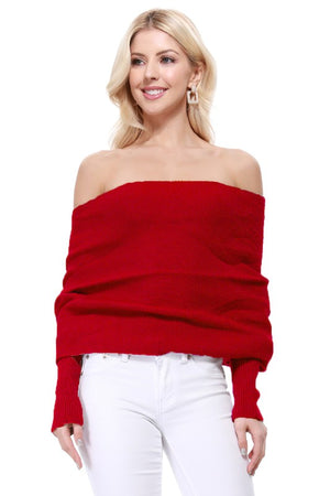 Suéter Multifuncional rojo